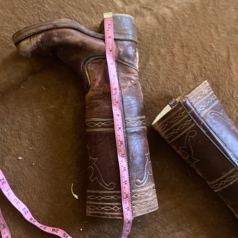 Vintage Frye Campus Longhorn Boots - Picture 4 of 9